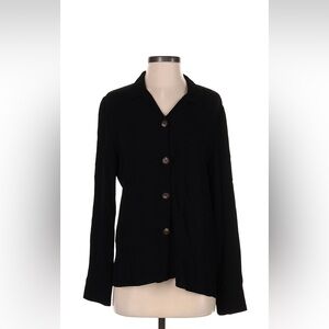 Reformation Black Button-Up Shirt S